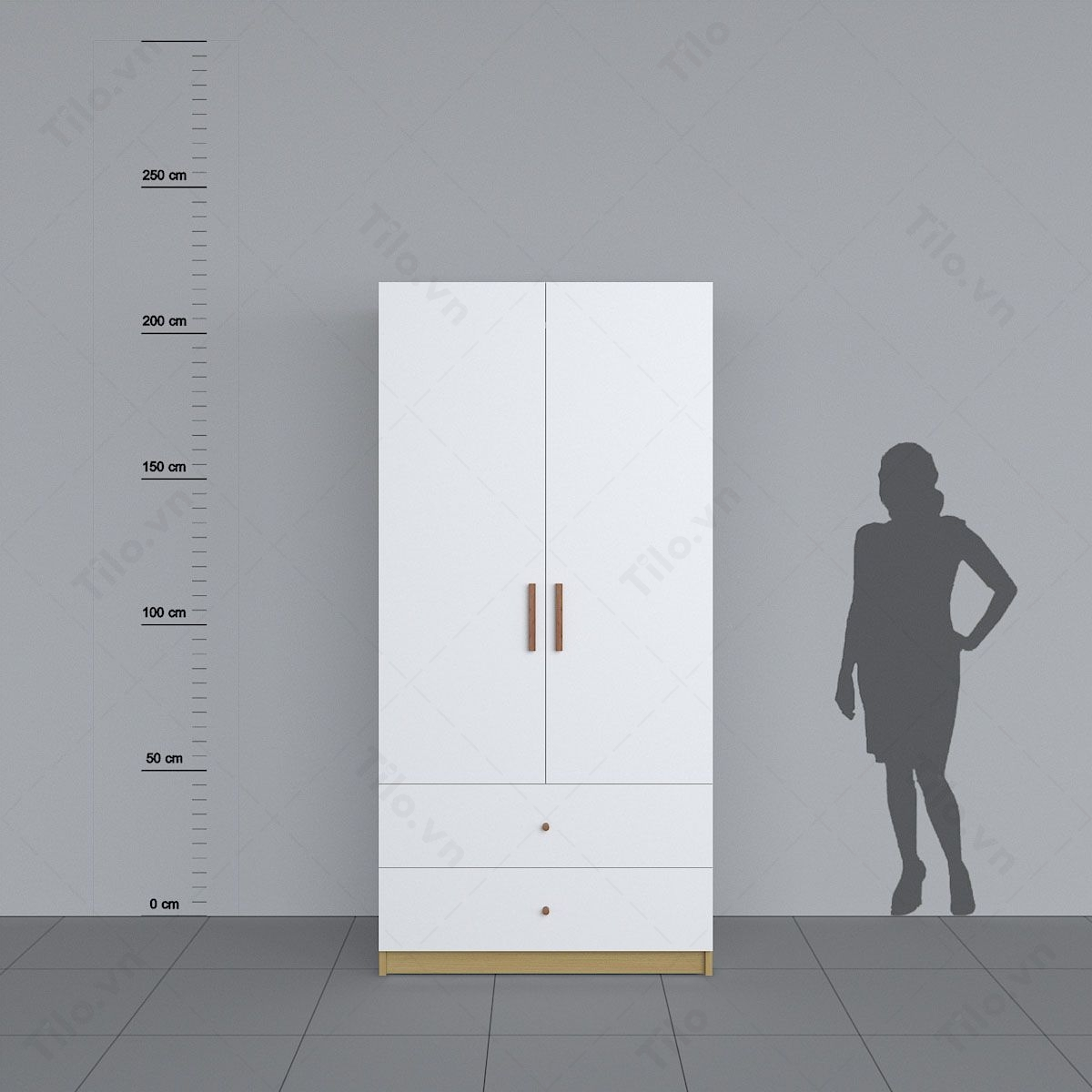 Tilo - Địa chỉ mua tủ quần áo 3 tầng uy tín, chất lượng